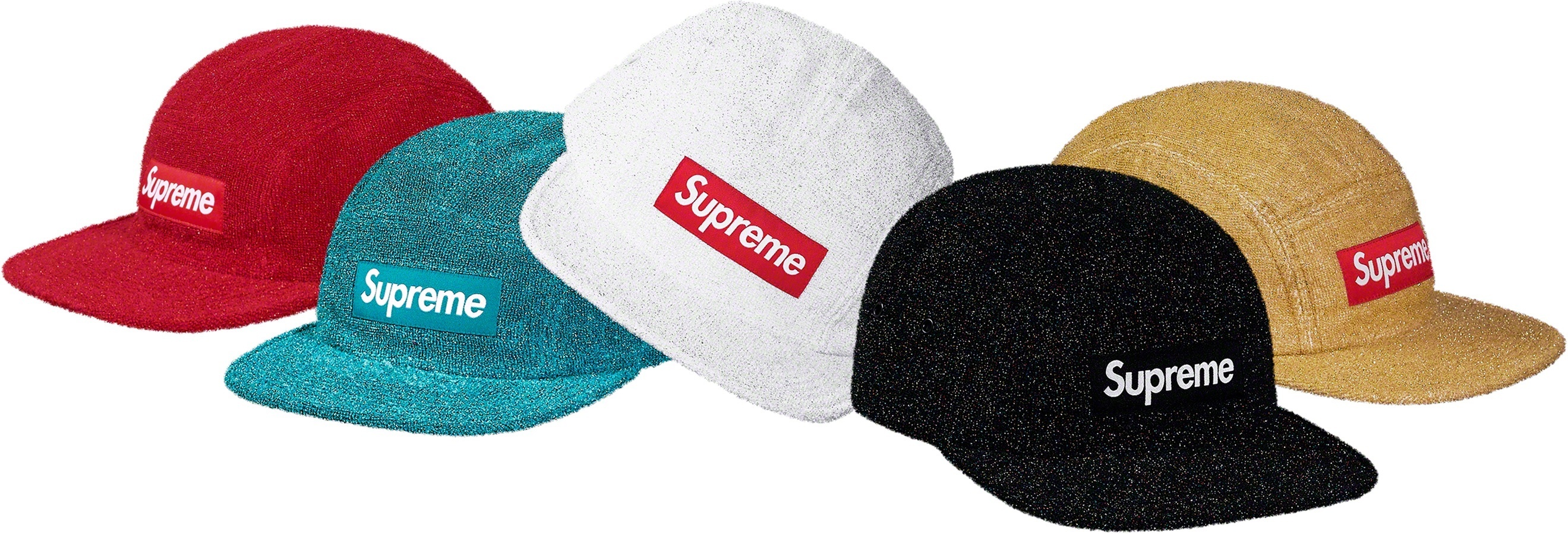 Glitter Terry Camp Cap